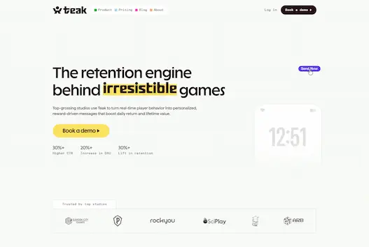 SaaS website landing page for Argentina-based startup — international web development by Nexform Agency